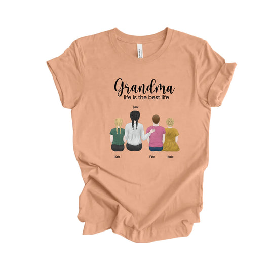 Personalized Grandma Tshirt - Grandma Gifts from Grandkids