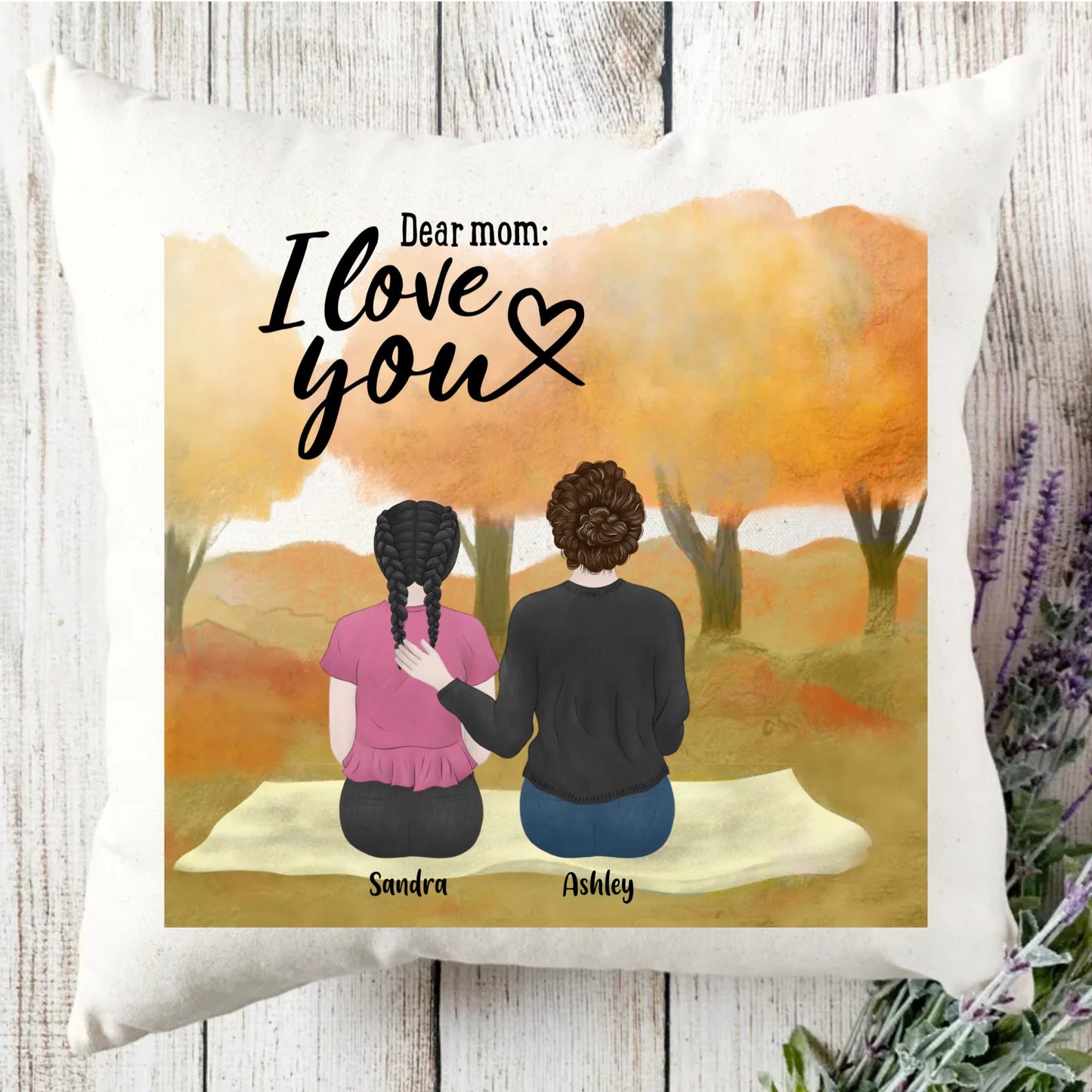 Personalized Mother Love Pillow