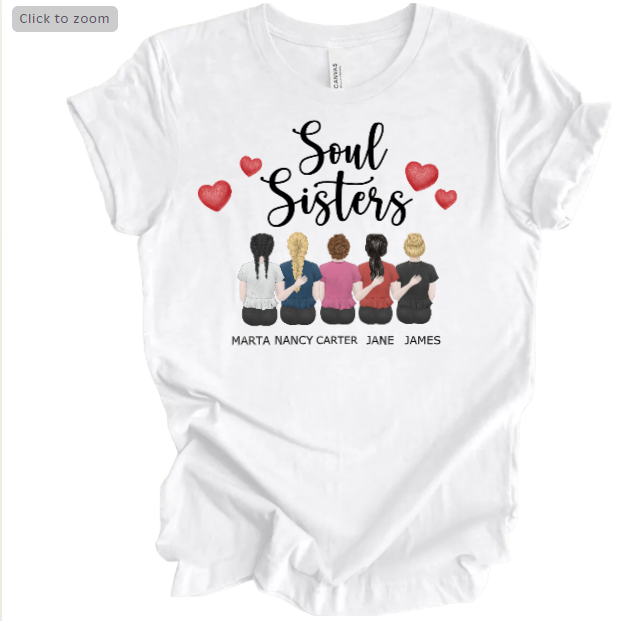 Soul Sisters Personalized Shirt