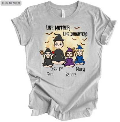 Like Mother Like Daughters Customized Shirt