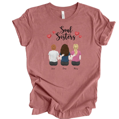 Soul Sisters Personalized Shirt