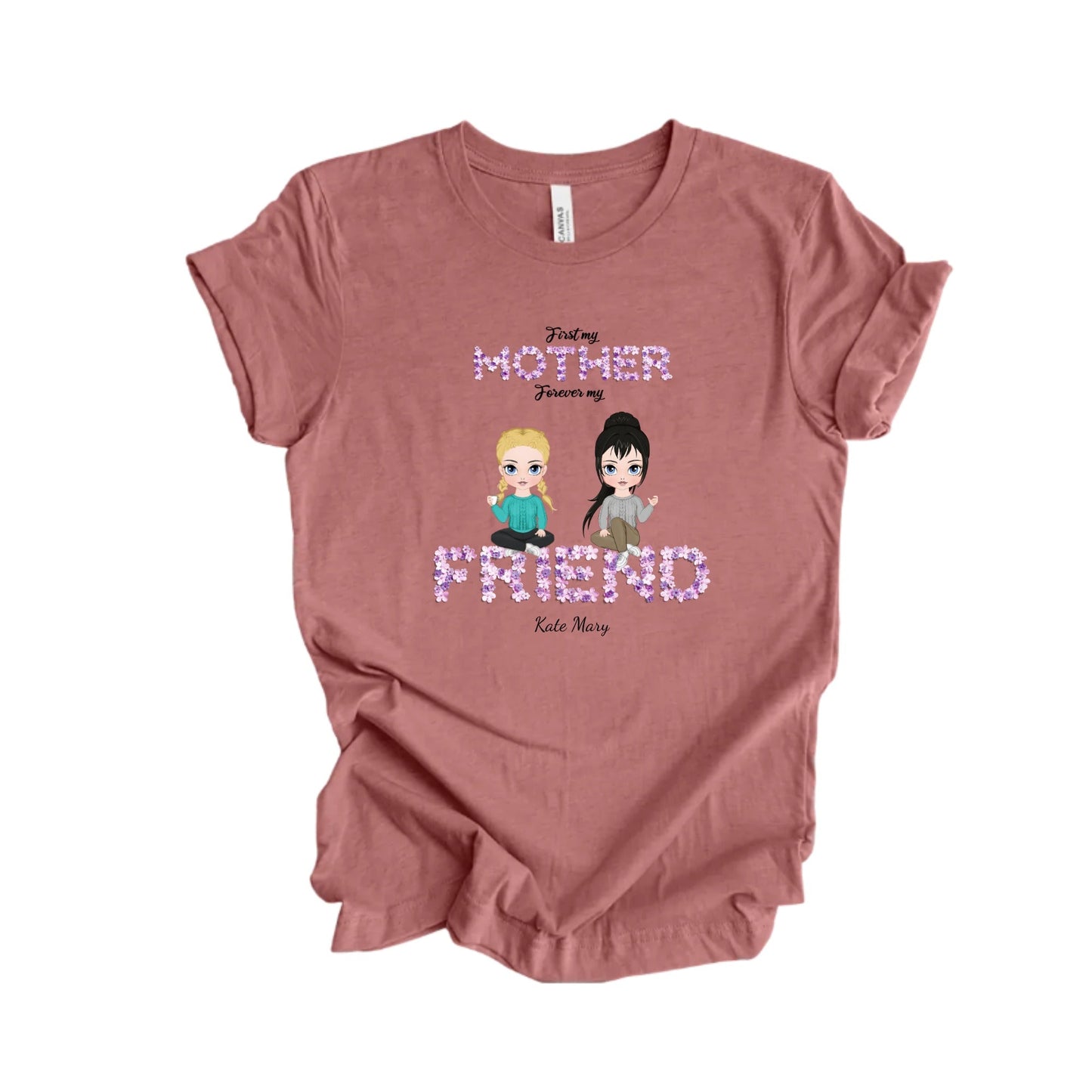 Personalized Mom and Friends T-shirt, Best Mother'S Day Gift, Customized Mom Gift