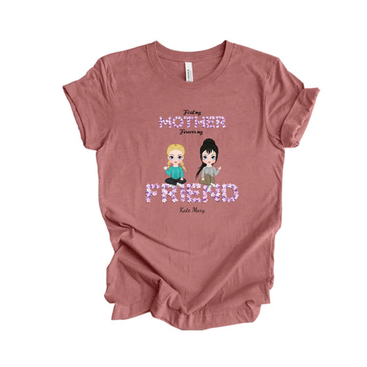 Personalized Mom and Friends T-shirt, Best Mother'S Day Gift, Customized Mom Gift