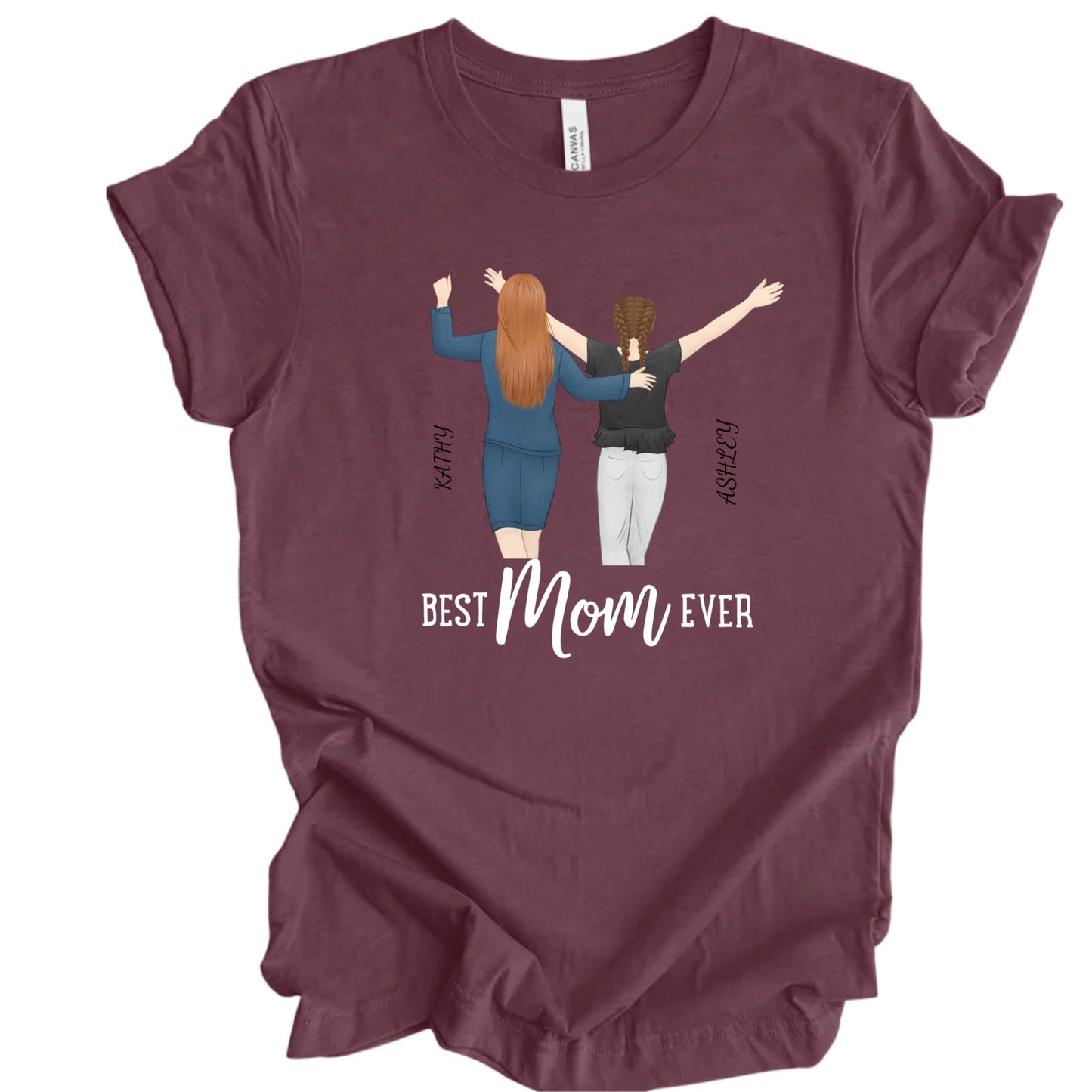 PERSONALIZED TRIBUTE TO MOTHERHOOD T-SHIRT - CUSTOM DESIGNS- Strong Like My Mother Tshirt