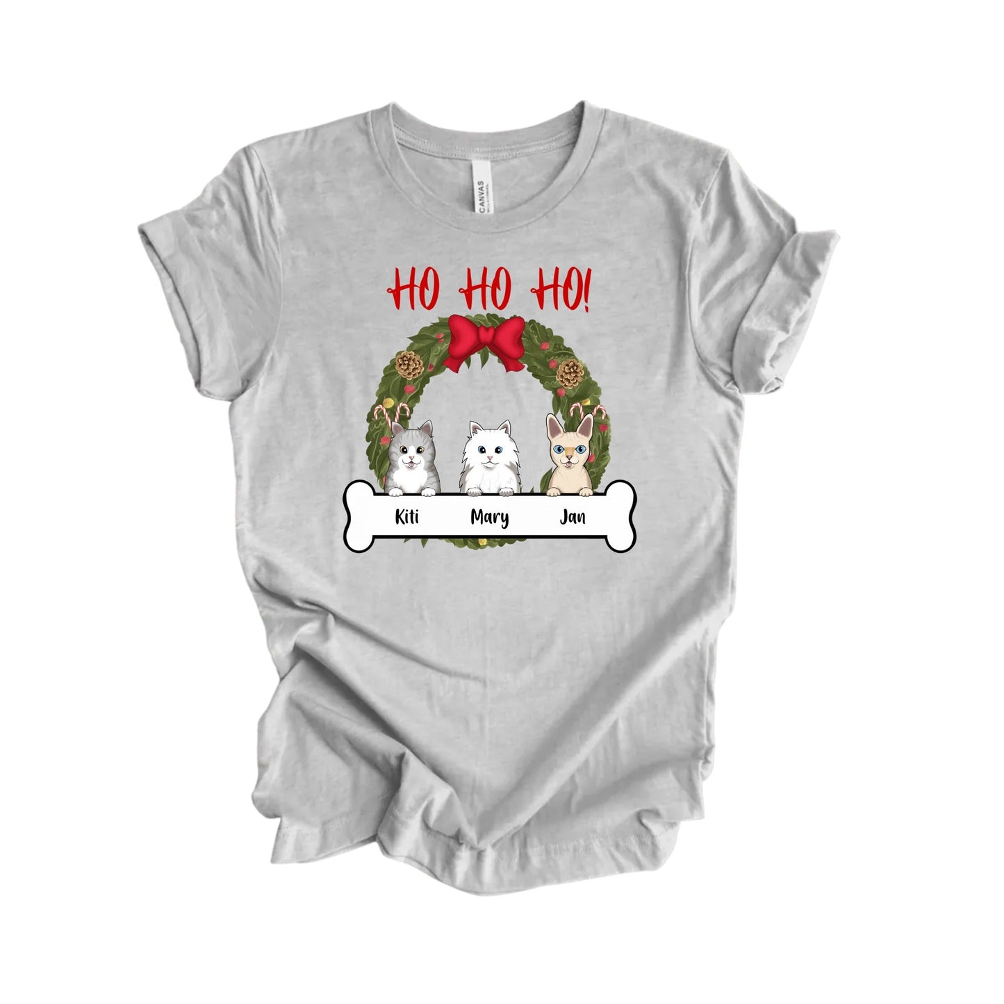 Personalized Cat Family T-Shirt