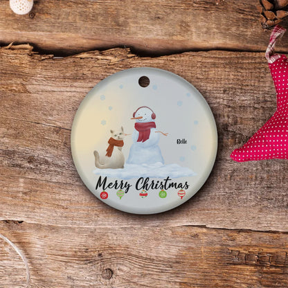 Christmas Five-Pets Ornament | Pet-Focused Christmas Keepsake: Customizable for 1-5 Pets